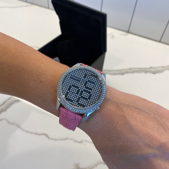 SOLD RARE Phosphor Appear Swarovski Digital Watch - Picture 2 of 6